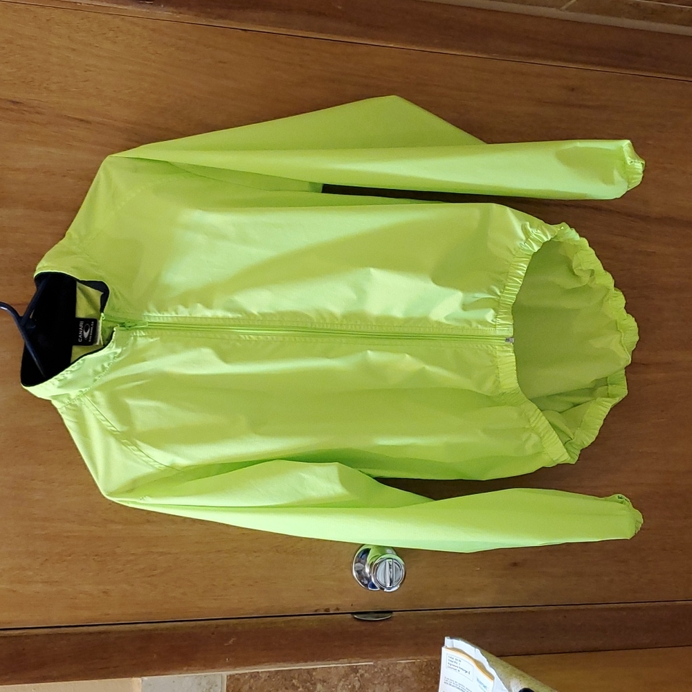 Canari Large Lime Green Women's windbreaker